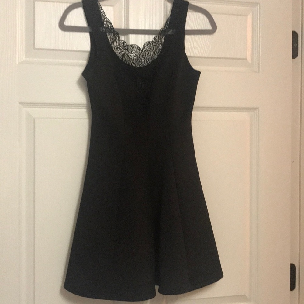 Black Dress-Lace Detail